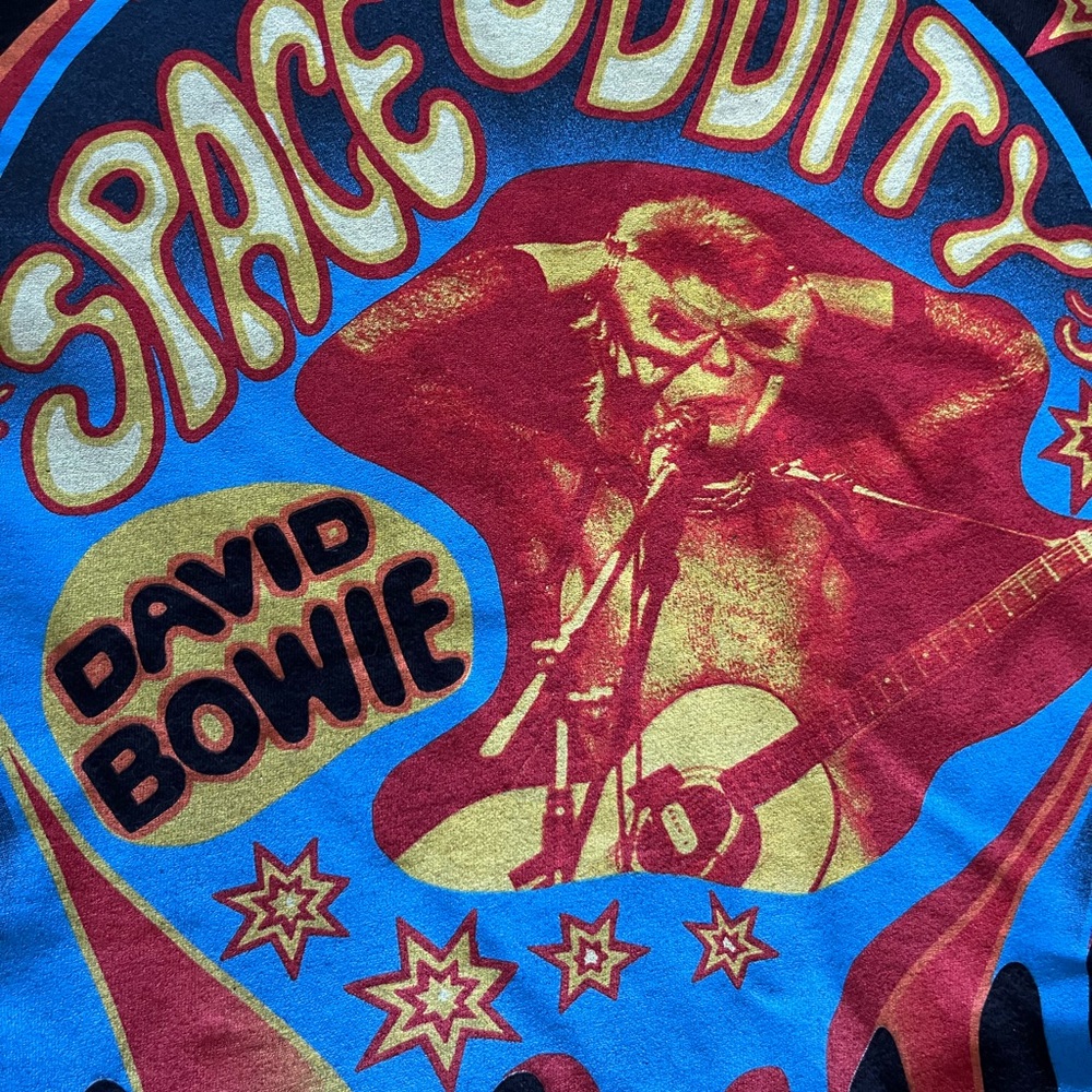 David Bowie Space Oddity Graphic Tee Size Small Very Groovy